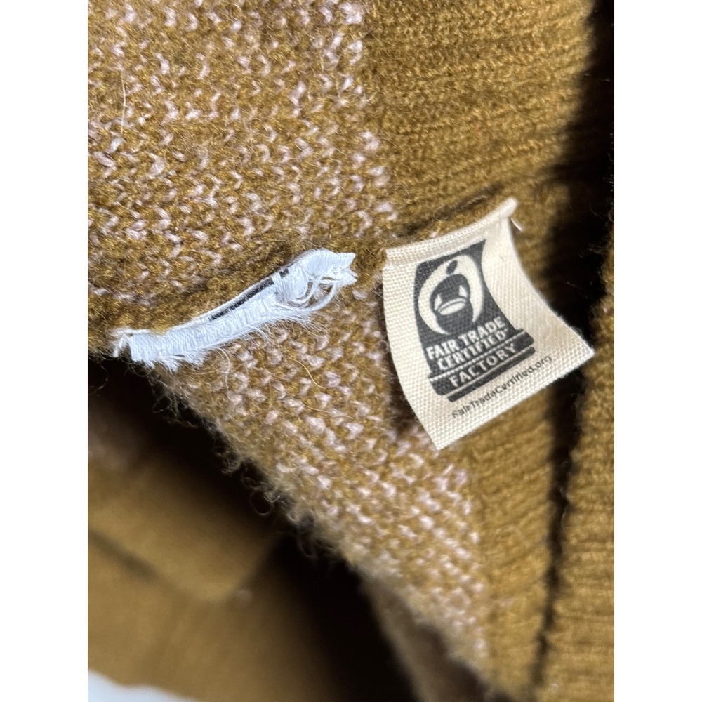 Madewell Mustard Oversized Cardigan Sweater Women's Small Cozy Knit - Picture 8 of 9